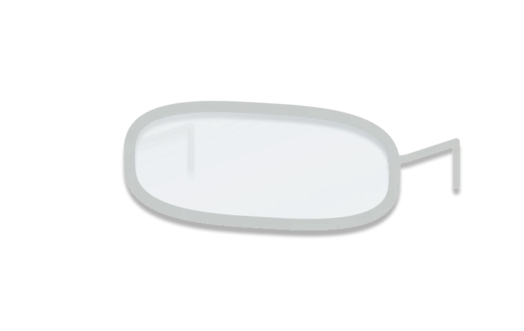 Aegis optical frame in Crystal