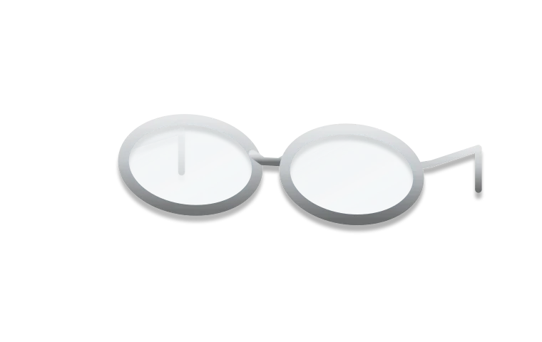 Halo optical frame in Silver