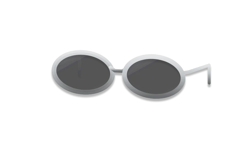 Mirage sun frame in Silver